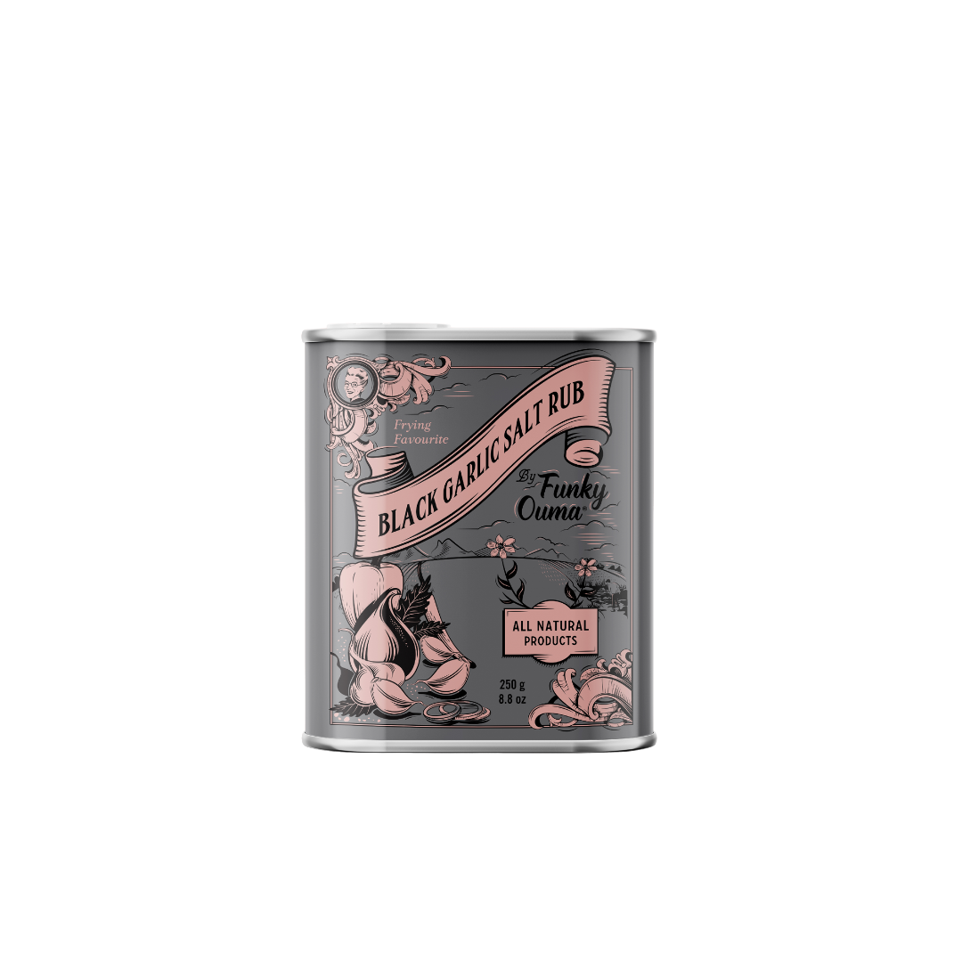 Black Garlic Salt Tin 250ml