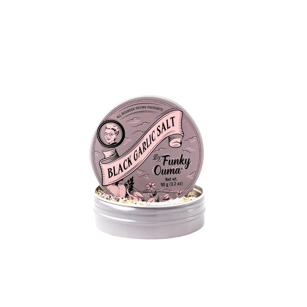 Black Garlic Salt Travel Tin