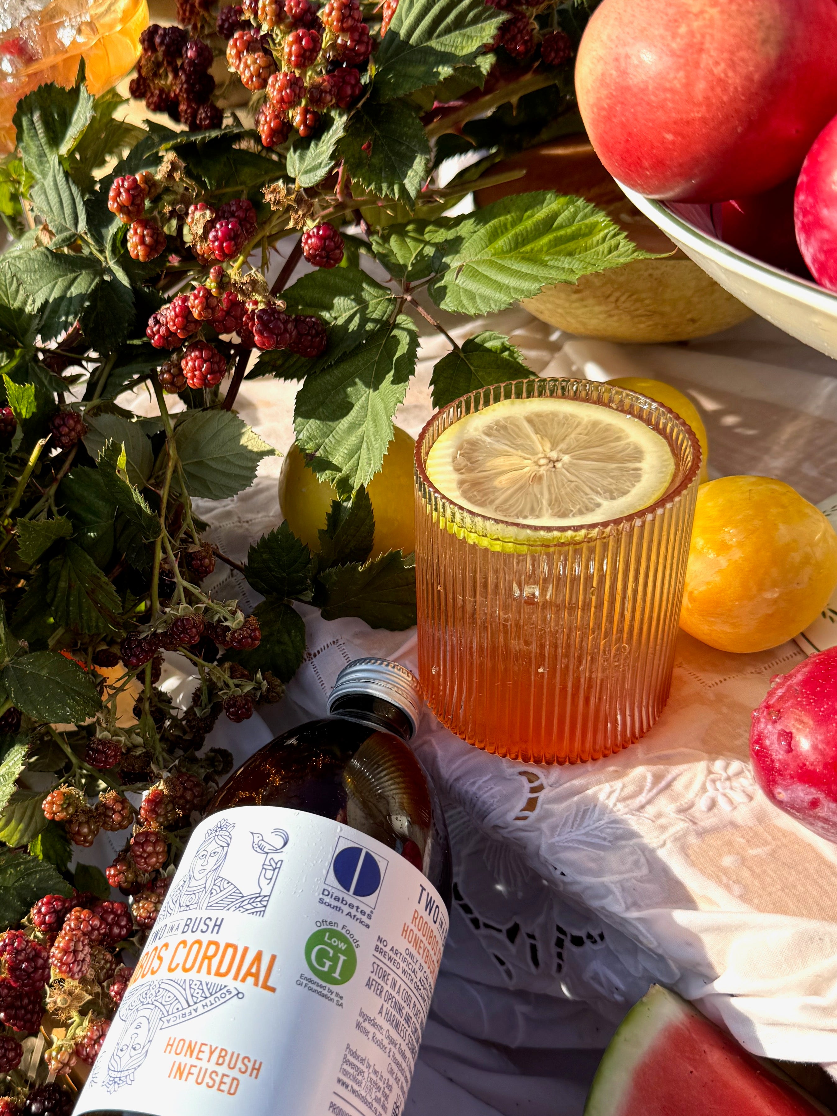 Two In A Bush Honeybush Lemon Rooibos Cordial | 500 ml