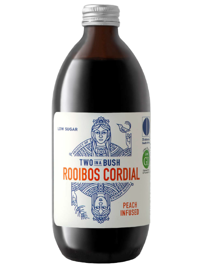 Two In A Bush Peach Rooibos Cordial | 500 ml