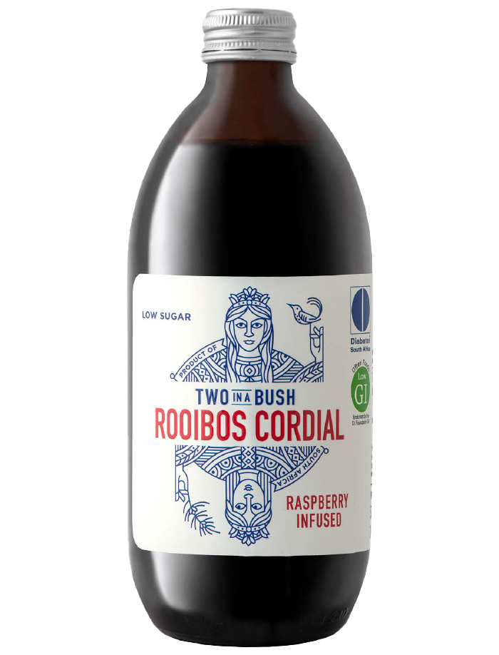 Two In A Bush Raspberry Rooibos Cordial | 500 ml