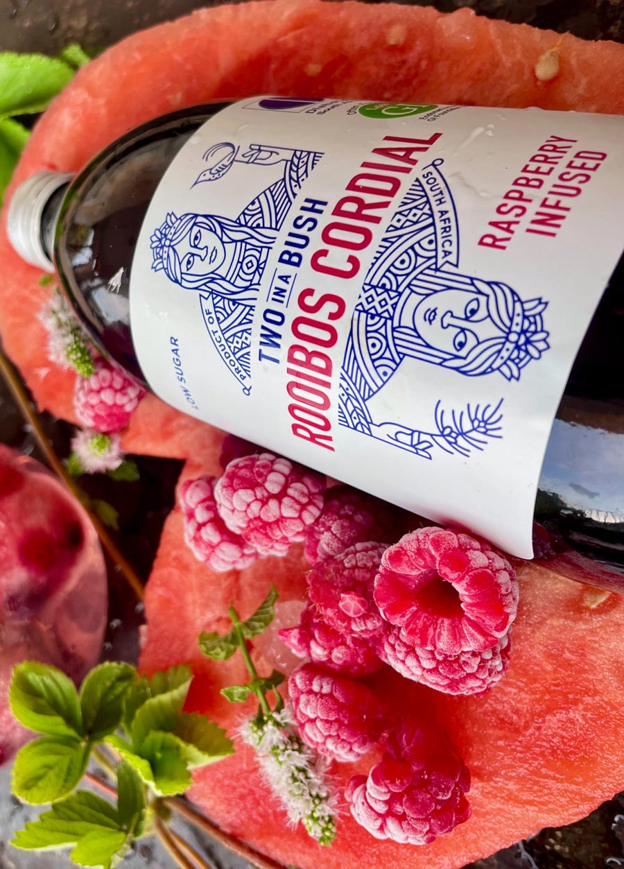 Two In A Bush Raspberry Rooibos Cordial | 500 ml
