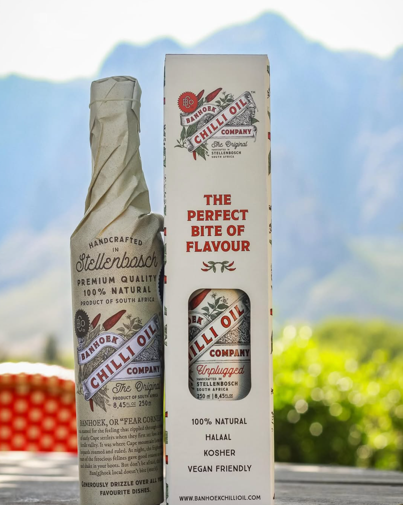 Banhoek Chilli Oil Original Wrapped 250ml